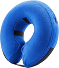 Collar Cono Perro Inflable BENCMATE Alternativa, Cono Suave Perro para Perros Pequeños Medianos Grandes y Gatos, Cuello Recuperación ECollar Collar Dona Después Cirugía (Mediano+, Azul)