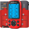 Electroestimulador AVCOO 3 en 1 TENS | Masajeador EMS con 24 Modos y 40 Niveles | Alivio de Dolor de Hombro, Espalda, Cuello y Ciatica | 12 Almohadillas | Estuche EVA