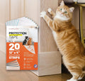CLAWGUARD Tiras Protectoras Antiarañazos – 20 Tiras Precortadas 30x10 cm | Protector para Muebles, Puertas y Sofás