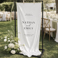 Elegante soporte para letrero de bienvenida de boda, resistente soporte para carteles de boda