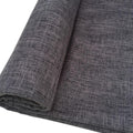 TinaKim Tela de Tapiceria de Lienzo | Material Tipo Lino Falso Texturizado | Para Reparacion de Sofas, Sillas y Asientos | Gris Oscuro | 2 Yardas (145x183 cm)
