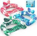 Flotadores Inflables para Piscina KEUCL x3 – Sillas con Portavasos y Asas para Adultos y Niños en Piscina, Lago y Río