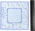 TIASUSAN Large Blue Mahjong Mat (31.5” x 31.5”) with Black Carrying Bag, Anti-Slip, Noise-Reducing Table Cover for Mahjong, Poker, Board Games, Dominoes, and Card Games