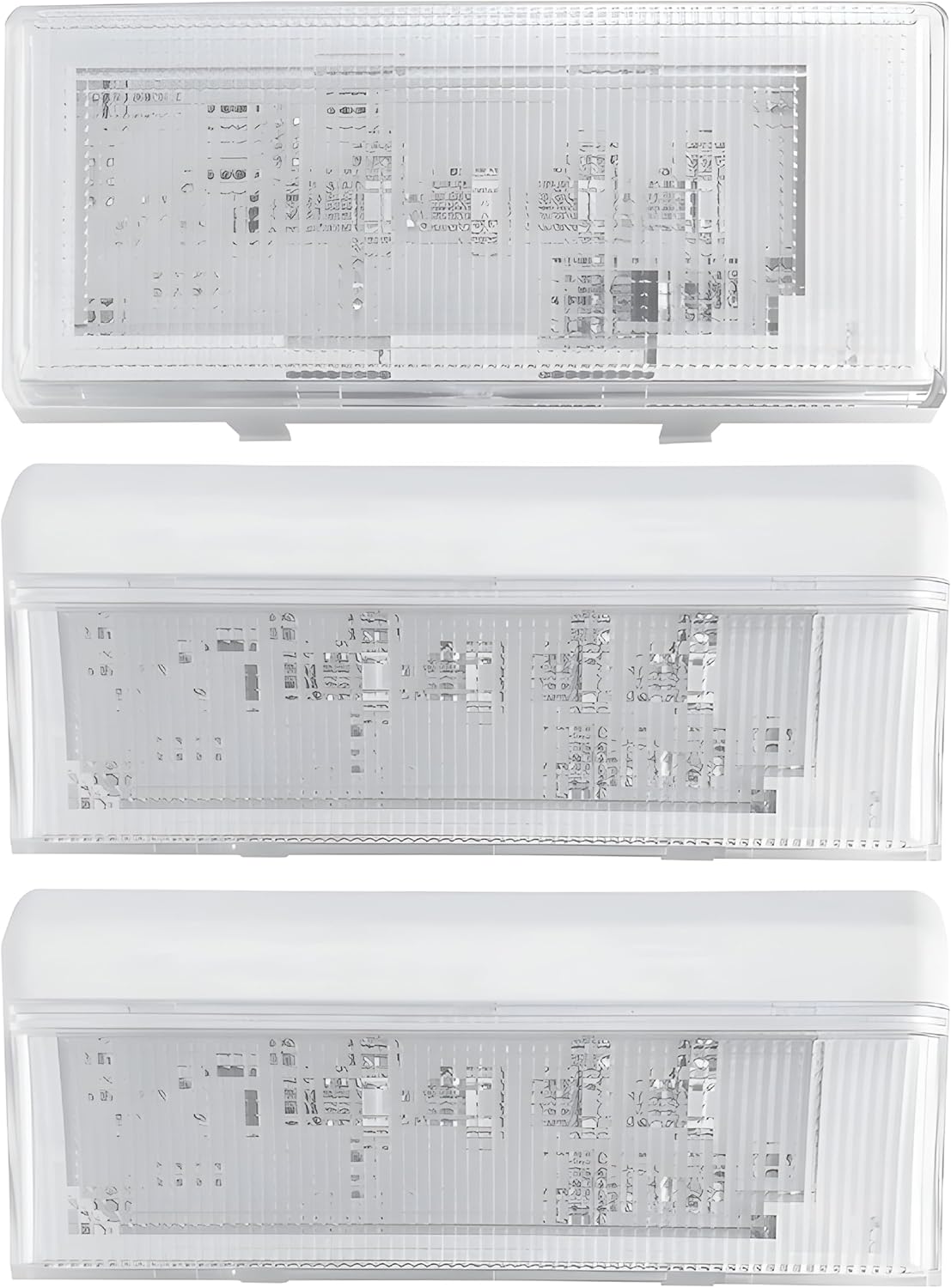BlueStars 2 PCS W10515057 & 1 PCS W10515058 Refrigerator LED Light - Compatible with Whirlpool WRS322FDAB00 WRS322FDAB01 Kenmore 10651729410 10641129211 Maytag MSB27C2XAM00 MSB27C2XAW00 Refrigerator