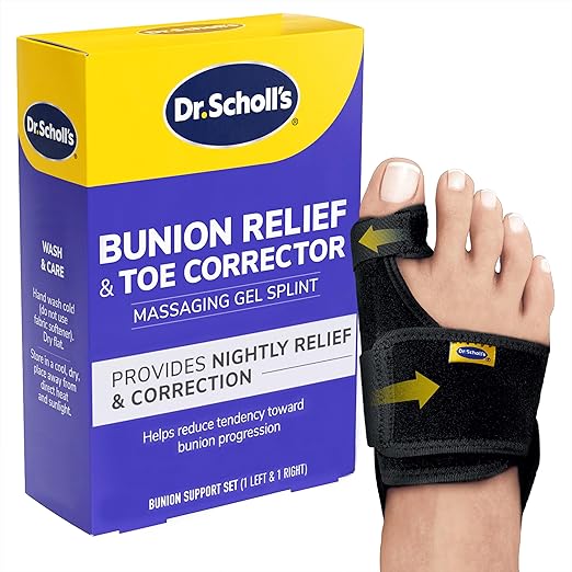 Corrector ortopédico de juanetes para mujeres y hombres – Almohadillas de juanetes para aliviar el dolor de juanetes, 1 juego de soporte (izquierdo y derecho)