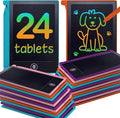 Mini tableta de escritura LCD para fiesta para niños, paquete de 24 – Mini tablero de dibujo de 4.5 pulgadas. Divertido y educativo para niños que dibujan y hacen garabatos