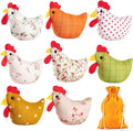 Bolsas de Frijoles ZEBNYYA Forma de Gallina – 8 Piezas de Nailon + Bolsa de Transporte, Juego de Lanzamiento