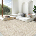 Alfombra para Sala 8x10 | Grande, Suave, Boho y Geométrica | Antideslizante, Plegable y Lavable | Sin Pelusa | Moderna para Sala, Recámara y Comedor