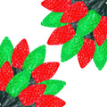 2-Pack Connectable C9 Christmas LED String Lights, Total 66 FT 100 LED Christmas Lights Plug in with 29V Safe Adapter, Waterproof Decorative Lights Indoor Outdoor for Xmas Decorations (Red and Green)