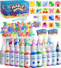 Kit de juguetes mágicos de elfo de agua, mascotas de agua de gel mágico con botella de acuario, haz tus propios juguetes esponjosos, manualidades, kit de manualidades para niños, regalos de Navidad — PRESENTA UN DAÑO EN LA TAPA DEL ACCESORIO