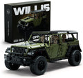 Set de Construcción Nifeliz Willis 4x4 Todoterreno | Modelo Estilo Militar para Adultos | Ideal para Coleccionar y Exhibir | 2,899 Piezas | NF10324