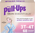 Pull-Ups Girls Skin Essentials Ropa de Entrenamiento para Ir al Baño | Calzones de Entrenamiento, Talla 3T-4T (32-40 lbs) | 68 Unidades