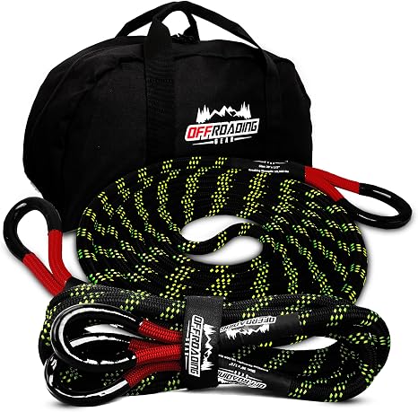 Cuerda de Recuperación Cinética Offroading Gear 7/8" | 28,600 lbs | 4x4, Jeep, SUV, ATV