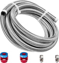 Manguera de Combustible CarBole 10ft Trenzada de Acero Inoxidable 5/16" PTFE – Diésel, EFI, Lubricantes y Refrigerantes con Conectores