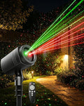 Enjoyedled - Luces de proyección navideñas para exteriores con control remoto, luces láser rojas y verdes de galaxia con IP65 a prueba de agua, decoración del hogar para boda, jardín, patio, fiesta