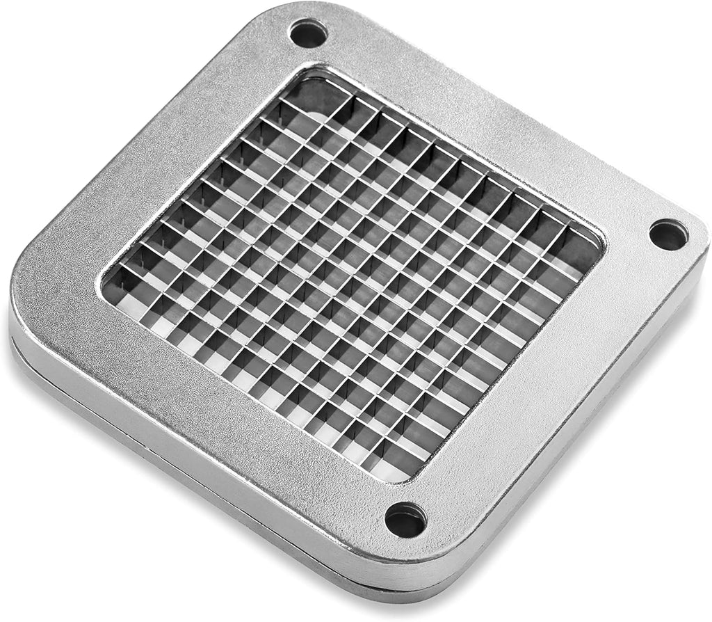 New Star Foodservice 37357 Cuchilla de Repuesto para Cortadora de Papas Fritas - 1/4 de Pulgada, Marco de Aluminio Fundido, Acero Inoxidable de Alto Carbono - Solo para Cortadoras de Mesa New Star (Plateado)