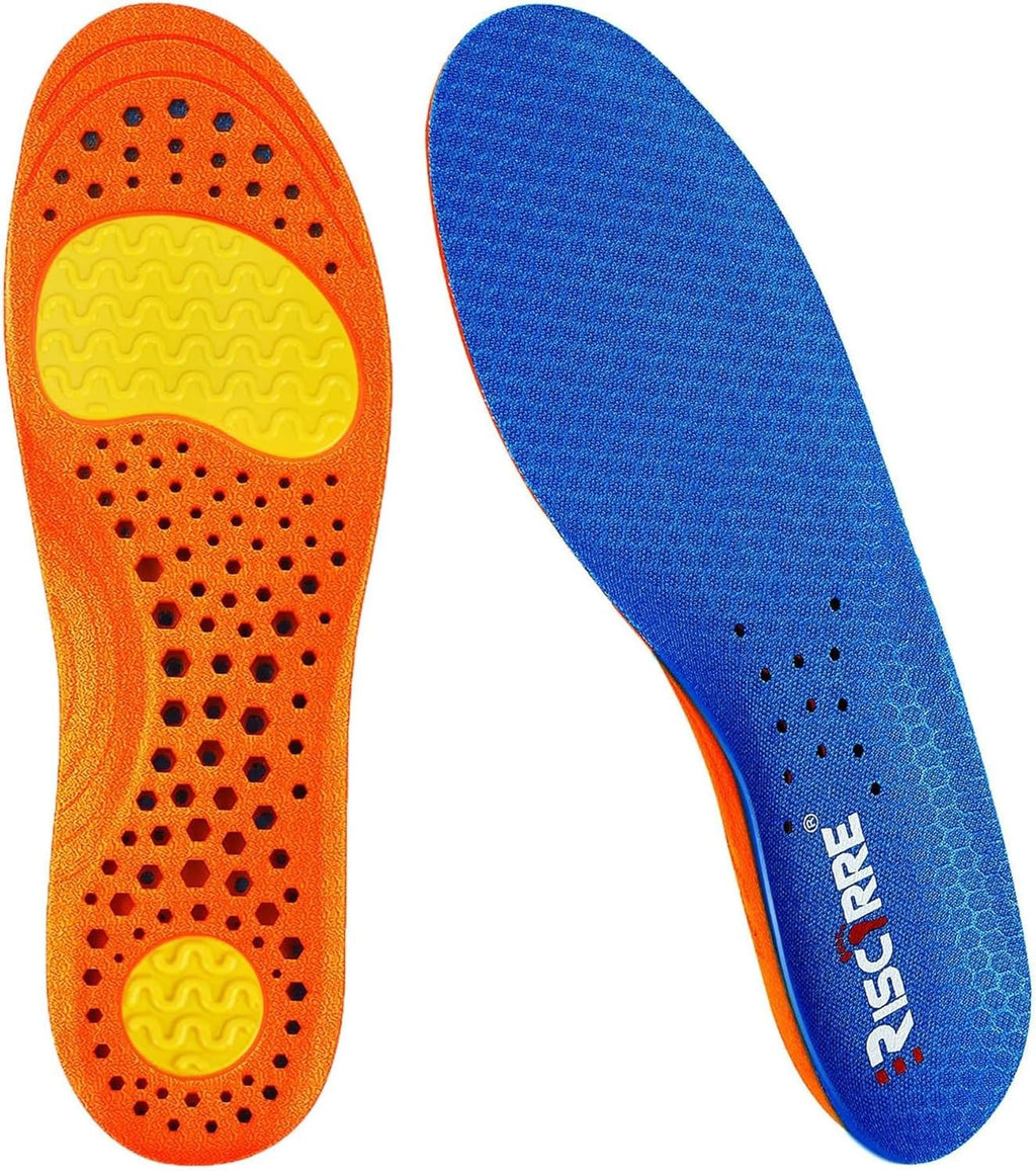 Plantillas Risctrre para Hombre y Mujer | Soporte Absorcion de Impacto Amortiguacion Deportiva Transpirables L