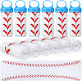 Paquete de 12 toallas refrescantes de béisbol Hahafelt, toallas de hielo para el cuello, toalla transpirable de 101 x 30 cm con recipiente de plástico, toalla deportiva de microfibra para jugadores, regalo para equipos y fiestas deportivas.