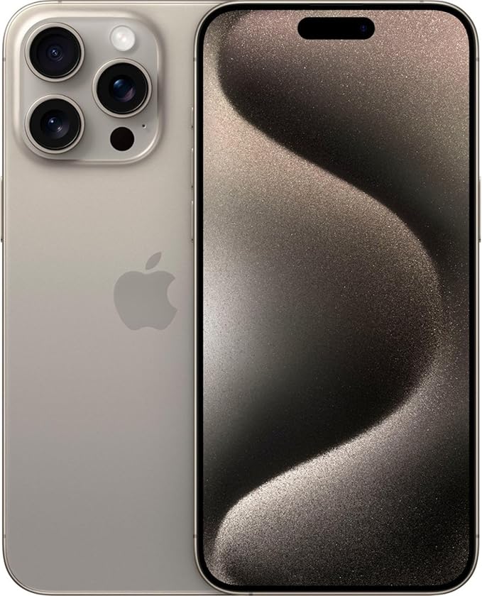 Apple iPhone 15 Pro Max, 256 GB, Titanio Natural - Desbloqueado