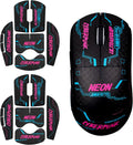 Cinta de Agarre para Mouse ULTRAEQUIP 2 Piezas | Antideslizante para PRO X2 Superstrike, G PRO X Superlight y Superlight 2 | 0.5mm | Precortada | Resistente al Sudor