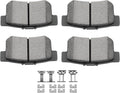 Juego de pastillas de freno cerámicas traseras SCITOO D537 para Acura CL/CSX/EL/ILX/Integra/RSX/TL/TSX/Vigor, Honda Civic/Accord/Prelude/S2000 y Suzuki Kizashi/SX4/SX4 Crossover. 