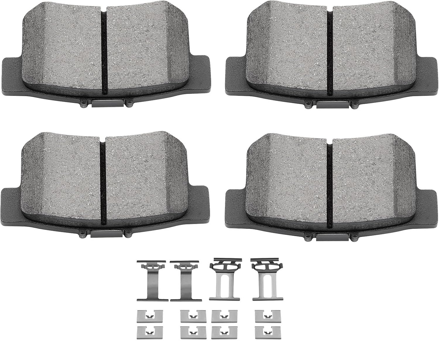 Juego de pastillas de freno cerámicas traseras SCITOO D537 para Acura CL/CSX/EL/ILX/Integra/RSX/TL/TSX/Vigor, Honda Civic/Accord/Prelude/S2000 y Suzuki Kizashi/SX4/SX4 Crossover. 