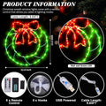 Glooglitter 4 Siluetas Navideñas LED para Ventana – 80 LEDs, 8 Modos, Control Remoto y USB