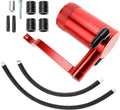 Depósito de recuperación de aceite Billet para HEMI Technology Z-Bracket Scat Pack para Dodge Challenger Charger para Chrysler 300 para Jeep Grand Cherokee 6.4 11 12 13 14 15 16 17 18 19 20 21 (Rojo)