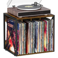 Almacenamiento de discos de vinilo, soporte de pared para discos de vinilo con capacidad para más de 100 discos