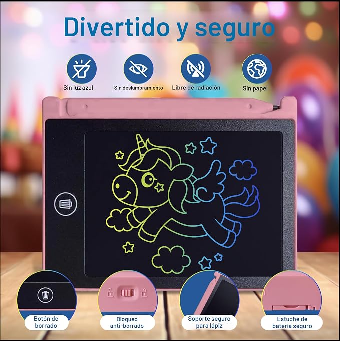 Mini tableta de escritura LCD para fiesta para niños, paquete de 24 – Mini tablero de dibujo de 4.5 pulgadas. Divertido y educativo para niños que dibujan y hacen garabatos