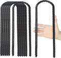 BTSULYOO 12-Inch Trampoline Wind Stakes, Extra Heavy Duty U Shaped Coated Rebar Stakes Safety Ground Anchors for Huge Garden Decoration (12)