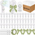 Mudder, paquete de 50 mini ventiladores de mano para invitados de boda, ventilador a pilas de 1 velocidad (pilas no incluidas) con bolsa de regalo para obsequios de despedida de soltera, baby shower o cumpleaños (estilo fresco, blanco).