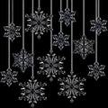 Blulu Adornos de Copo de Nieve 45 Pcs — Decoraciones Colgantes de Plástico Transparente para Árbol y Fiestas