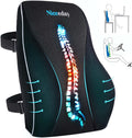 Niceeday Cojin de Soporte Lumbar para Silla de Oficina y Auto | Espuma Viscoelastica para Silla Gamer y Escritorio | Alivio de Dolor Lumbar, Ergonomico