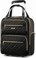 LUGGEX Maleta Rodante bajo Asiento 15.7"x13"x7.7" – Aprobada por Aerolíneas, Laptop 15.6"