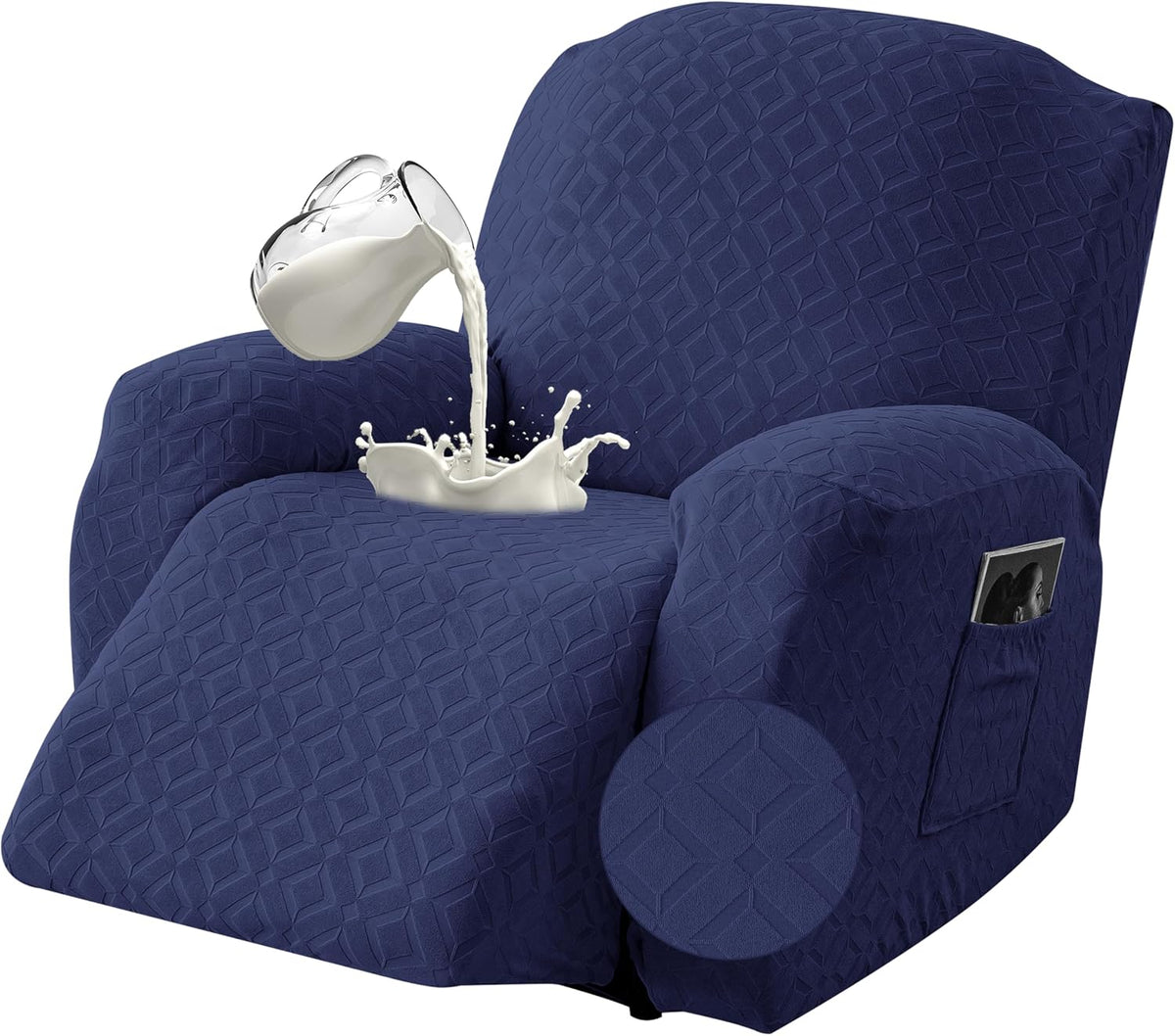 Genina Funda impermeable para silla reclinable, funda para sofá