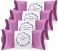 Almohada Ocular RelaxCoo Lavanda Pack 4 – Máscara Térmica Ponderada para Relajación, Yoga y Alivio de Mig rañas