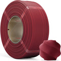 Filamento PLA MarsWork Rojo Vino Mate 1 kg para Carretes Reutilizables, Filamento de Impresión 3D 1.75 mm sin Carrete, Compatible con Impresoras 3D Bambu Lab