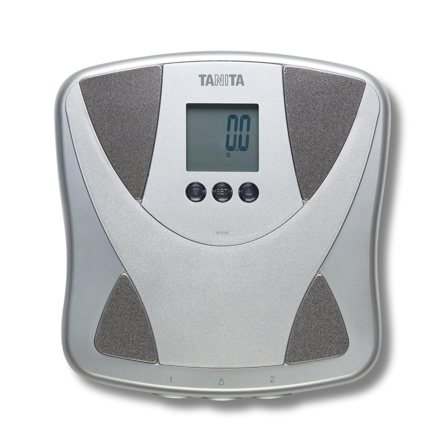 Báscula digital multifrecuencia Tanita BF-679W para medir grasa y agua corporal - Báscula inteligente para baño - Monitor de composición corporal con tecnología japonesa - Capacidad de 300 lb - Memoria para 2 usuarios 