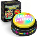 Feekoon Botón de música de baile reproduce 10 pistas EDM, botón de bomba de baile iluminado de 30 segundos con baterías, divertido regalo para aula, oficina, profesores, compañeros de trabajo y amigos