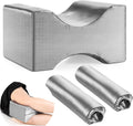 USADO HunnmingRe Pack de 2 Fundas de Satén para Almohada de Rodilla | Repuesto 10x8x6.3 pulgadas para Cojín de Piernas de Espuma | Suave y Transpirable