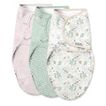 SwaddleMe - Envoltura para cambio fácil de pañal – Talla Chica/Mediana, de 0 a 3 meses, paquete de 3 (abejas pequeñas)