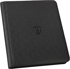 Álbum TCGUARD para Toploaders — 216 Toploaders, 9 Bolsillos, Compatible TCG y MTG, Negro
