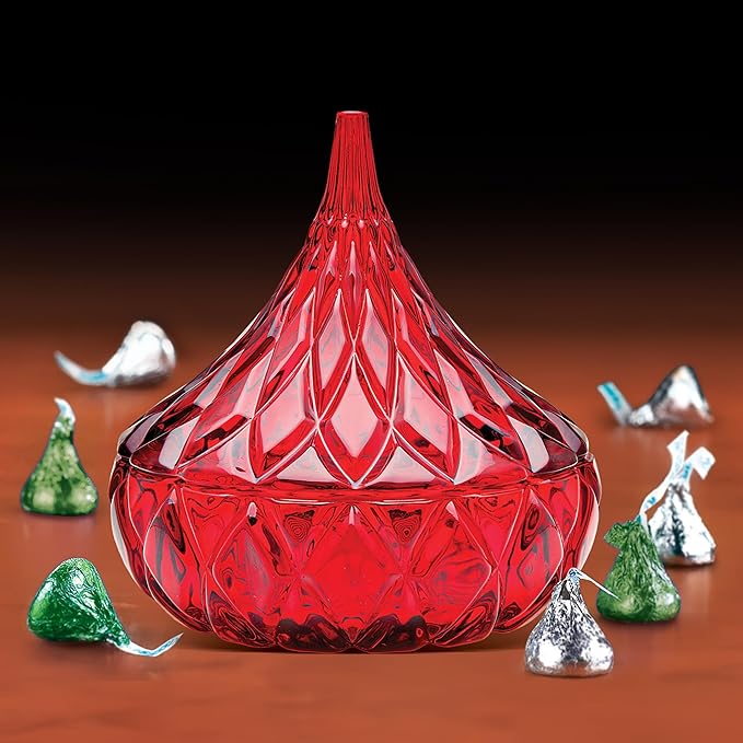 Hersheys Kiss - Plato para dulces, color rojo