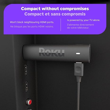 Roku Streaming Stick 4K 2022 (producto oficial del fabricante) | Dispositivo de transmisión 4K/HDR/Dolby Vision