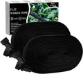 USADO-Manguera de Remojo 100 pies | Pack de 2 Mangueras Planas Engrosadas de 50 pies | Riego por Goteo, Ahorra 80% de Agua | para Jardin y Huerta