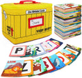Tarjetas del alfabeto Urban Kiddy Zoo| Tarjetas didácticas suaves del alfabeto, juguetes educativos para el aprendizaje temprano de bebés, niños pequeños, niños y niñas mayores de 0, 1, 2 y 3 años| Mis primeras tarjetas de tela con animales del abecedario