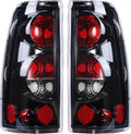 Boine Tail Light Compatible With 1999-2006 Chevy Silverado 1500 2500 3500 GMC Sierra 1500 2500 Driver and Passenger Side Rear Light Brake Lamps (OE Black Clear Lens)