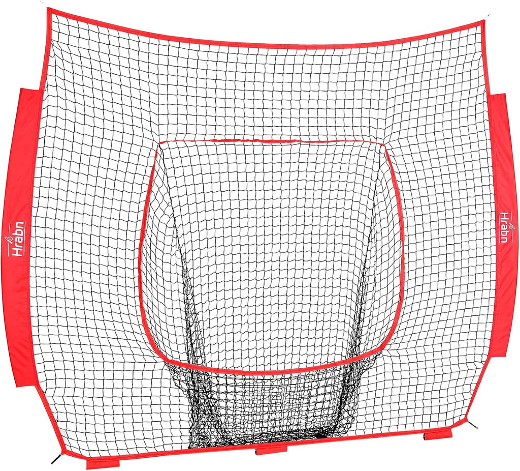 Red de Reemplazo para Béisbol y Sóftbol 2.1 x 2.1 m – 7 Hilos de Poliéster Resistente sin Nudos para Lanzamiento y Práctica (Solo Red)