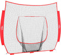 Red de Reemplazo para Béisbol y Sóftbol 2.1 x 2.1 m – 7 Hilos de Poliéster Resistente sin Nudos para Lanzamiento y Práctica (Solo Red)
